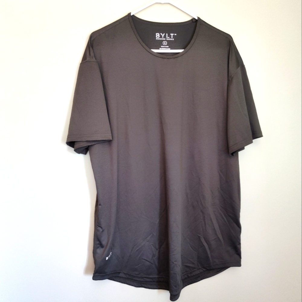 Bylt Premium Basics T-Shirt Mens XL Short Sleeve Fawn Color Olive